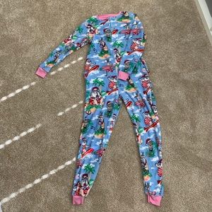 Hawaiian Christmas Pajama Suit/Onesie